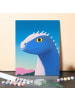 ARTNANAS DIY Malen nach Zahlen Set-"Blau-Echse" 