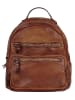 Cluty Rucksack echt Leder in cognac