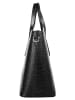 Cluty Handtasche echt Leder in schwarz