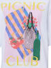 edited T-Shirt Xia in weiß pink