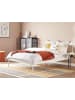 Beliani Doppelbett VAURS in Weiß - (W) 147 x (H) 38 x (L) 206 cm