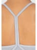 SMILODOX Sport BH Batik Scrunch Icon in Grau
