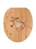 Mr. & Mrs. Panda Toilettendeckel Hund Dackel ohne Spruch in Braun