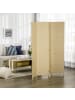 HOMCOM Paravent-159,5L x 1,6B x 169,5H cm-Braun