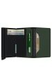 Secrid Matte Slimwallet - Geldbörse RFID 6.8 cm in green-black