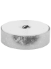Beliani Deckenleuchten RENA in Silber - (W) 45 x (H) 12 x (L) 45 cm