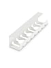relaxdays 2x Kabelkanal in Weiß - (B)43 x (H)10 x (T)10 cm