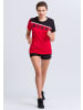 erima 5-C T-Shirt in rot/schwarz/weiss