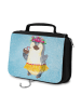 Mr. & Mrs. Panda Waschtasche Pinguin Kokosnuss ohne Spruch in Eisblau