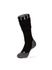 Socklaender Schutz-Socke 44/47 schwarz mit Doppelschaft Schwarz
