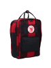 FJÄLLRÄVEN Kanken Re-Wool Rucksack 40 cm Laptopfach in red-black