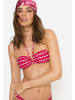 LSCN BY LASCANA Bandeau-Bikini-Top in pink waves
