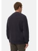 Camel Active Strickjacke aus reiner Lammwolle in Navyblau
