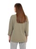 Ulla Popken Shirt in stein grau