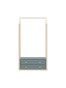 CALICOSY Kleiderschrank Esteban in Grün - (W) 80  x (H) 170  x (L) 40  cm