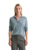 Marc O'Polo Jerseybluse im Polo-Stil regular in Slate Blue