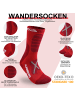 Alpen Bears Wandersocken 2er-Set Gr. 43-48 rot Merinowolle rot