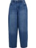 Urban Classics Urban Classics Tapered Heavy Ounce Baggy Jeans in middeepblue
