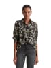 Marc O'Polo Allover-Print-Bluse regular in Schwarz