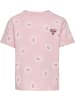 Hummel Shirt "Hmlmini Loose Flower T-Shirt S/S" in Rosa
