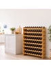 relaxdays Weinregal in Natur - (B)85 x (H)107 x (T)25,5 cm