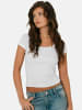 ITS MAY T-Shirt Lace in White