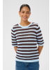Kaffe Strickpullover KAhillay Regular fit in Fudge, Nantucket Breeze stripe