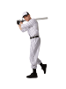 tectake Langärmeliges, gestreiftes Oberteil mit Knöpfen und aufgenähter Baseball-Appli