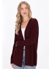 DreiMaster Women Cardigan in burgundy