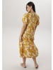 Aniston SELECTED Sommerkleid in ockergelb-zimt-beige