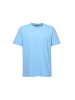 smiler. T-Shirt laugh. in blau