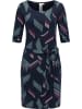 ragwear Jerseykleid Kenisha Print in Navy