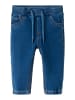 TWO SOON Baggy Fit Jeans in Medium Blue Denim