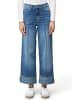 Zero  Jeans weites Bein mit Umschlag 28 Inch in Blue Used Denim