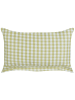 Beliani Dekokissen TALYA in Grün/Weiß/Braun - (W) 40 x (H) 12 x (L) 60 cm