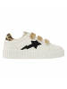 British Knights Sneaker Bliss velcro in weiss/goldfarben/leopard/schwarz