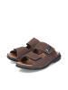 rieker Pantoletten für Herren in dunkel-braun