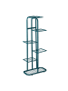 relaxdays Blumentreppe in Grün - (B)44 x (H)107 x (T)24 cm