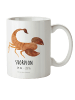 Mr. & Mrs. Panda Tasse Sternzeichen Skorpion Classic mit Spruch in Weiß
