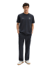 Marc O'Polo MOP Club '67  Football T-Shirt, Heavy Jersey, Oversize in Dark Navy