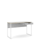 ebuy24 Schreibtisch Fula Weiß 130 x 48 cm