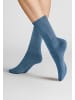 Hudson Socken Relax Cotton druckfrei in Jeansmel.