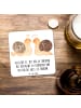 Mr. & Mrs. Panda Gläseruntersetzer Schnecken Liebe mit Spruch in Weiß