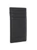 Police PT389-08536 Kreditkartenetui Leder 7 cm mit Geldscheinklammer black