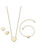 Glanzstücke München Schmuckset Sterling Silber in gelbgold