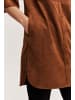 b.young Hemdbluse BYDOSA SHIRT - 20811867  Tunika mit Kontrastnähten in Braun