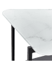 Beliani Couchtisch GLOSTER in Schwarz/Weiß - (W) 77 x (H) 40 x (L) 47 cm