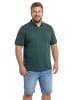 Men Plus Poloshirt in dschungel grün
