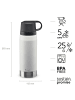 aladdin CityPark Thermoflasche, 1,1L, Stein-Grau