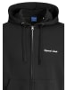 Jack & Jones Sweatjacke / Hoodie Norrebro in Hellgrau / schwarz